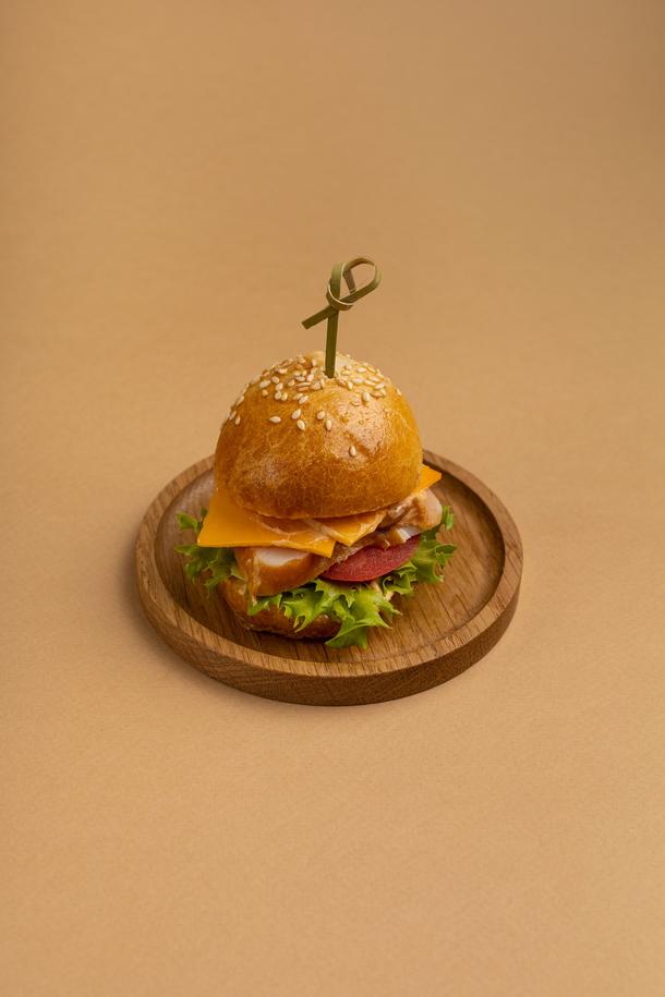 Мини Бургер с Копченой курицей