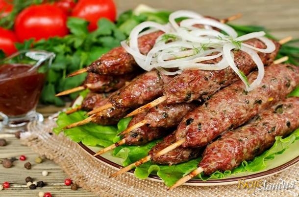 Люля-кебаб из Говядины Люля-кебаб из Говядины