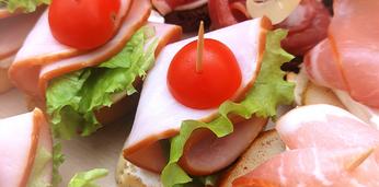 Доставка блюд и напитков на 50 персон