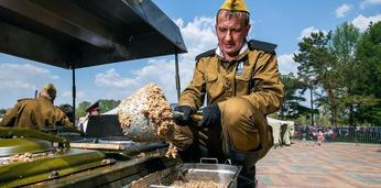Полевая армейская кухня на 250 персон