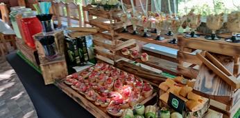 Доставка блюд и напитков на 13 персон